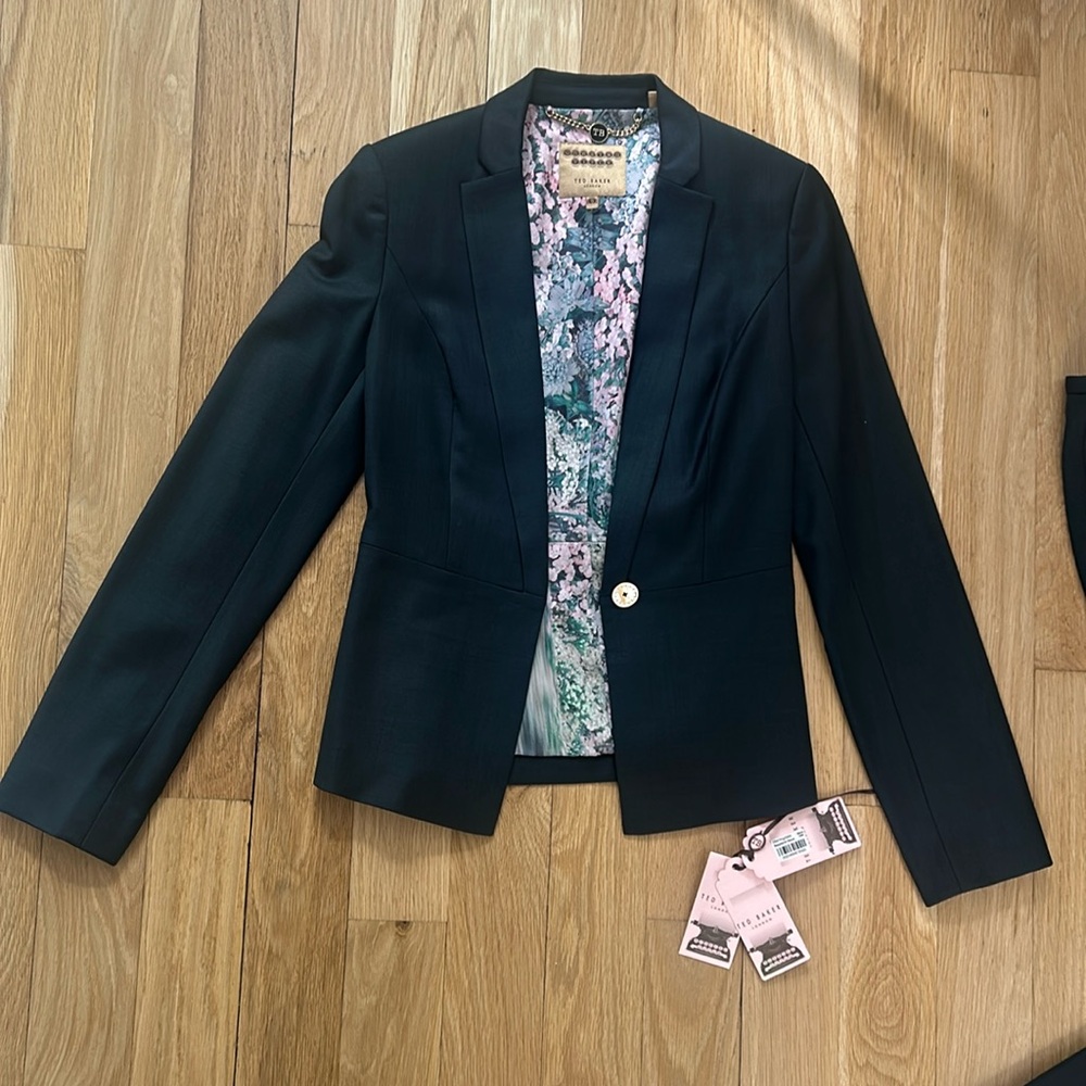 Ted Baker Women Blazer Charcoal